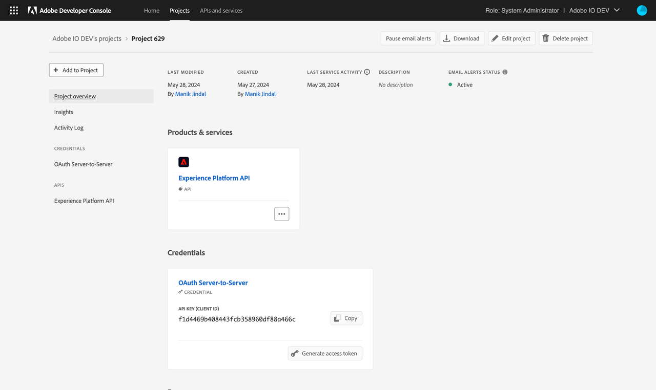 credentials project overview